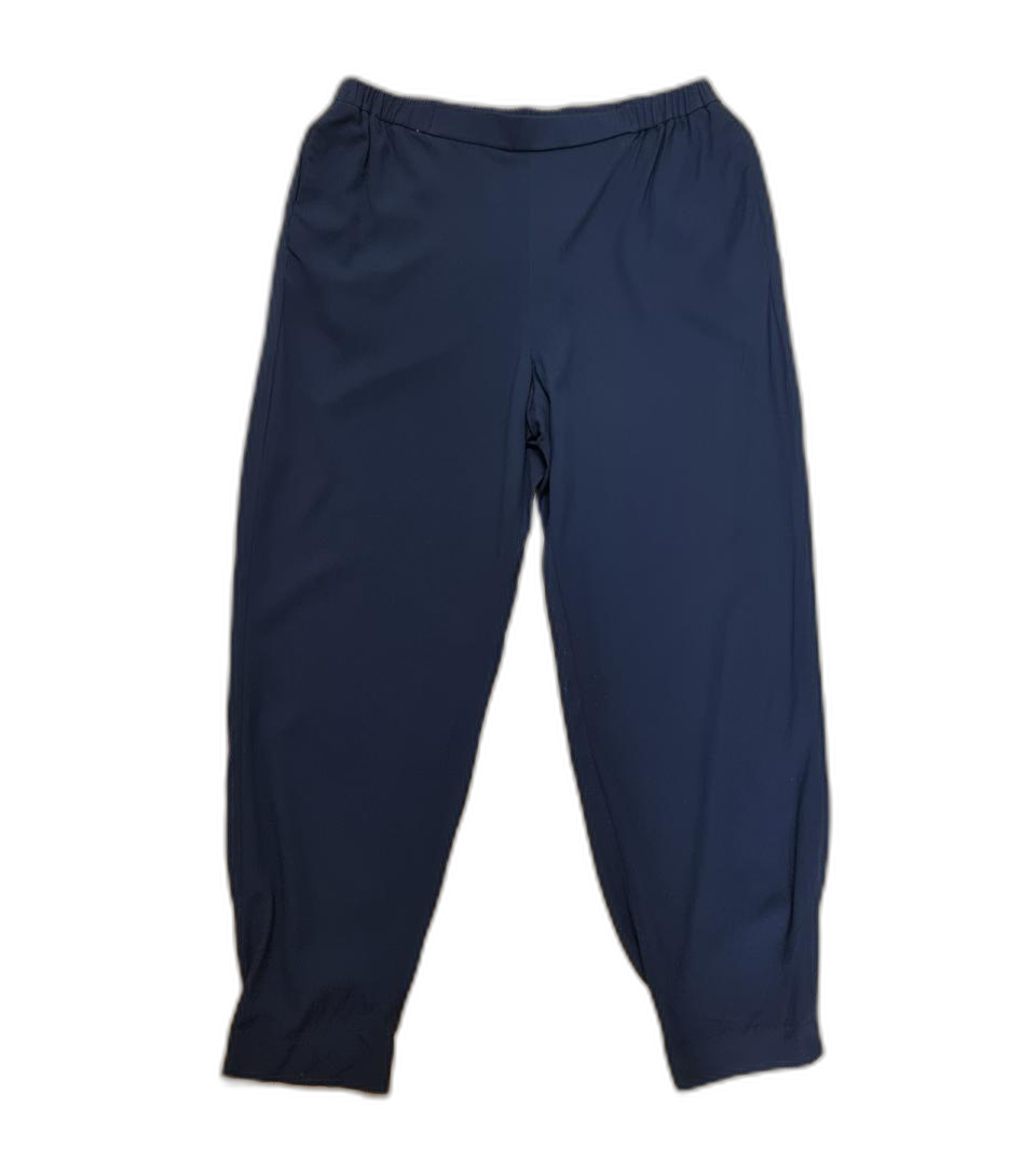 COS 블랙 밴딩 배기 바지