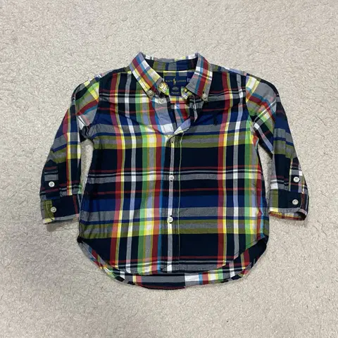 폴로 유아 셔츠 체크 24m