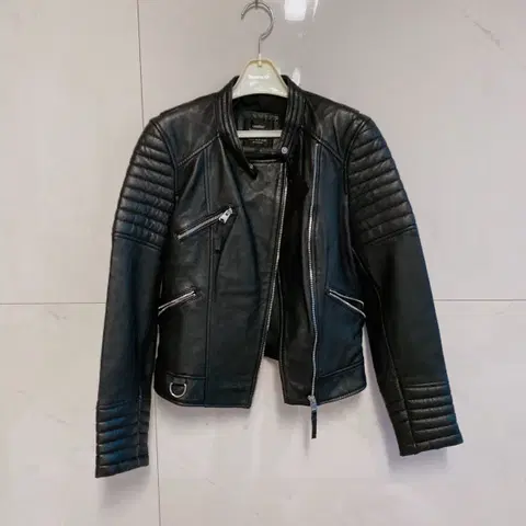 자라 양가죽 라이더 자켓 55