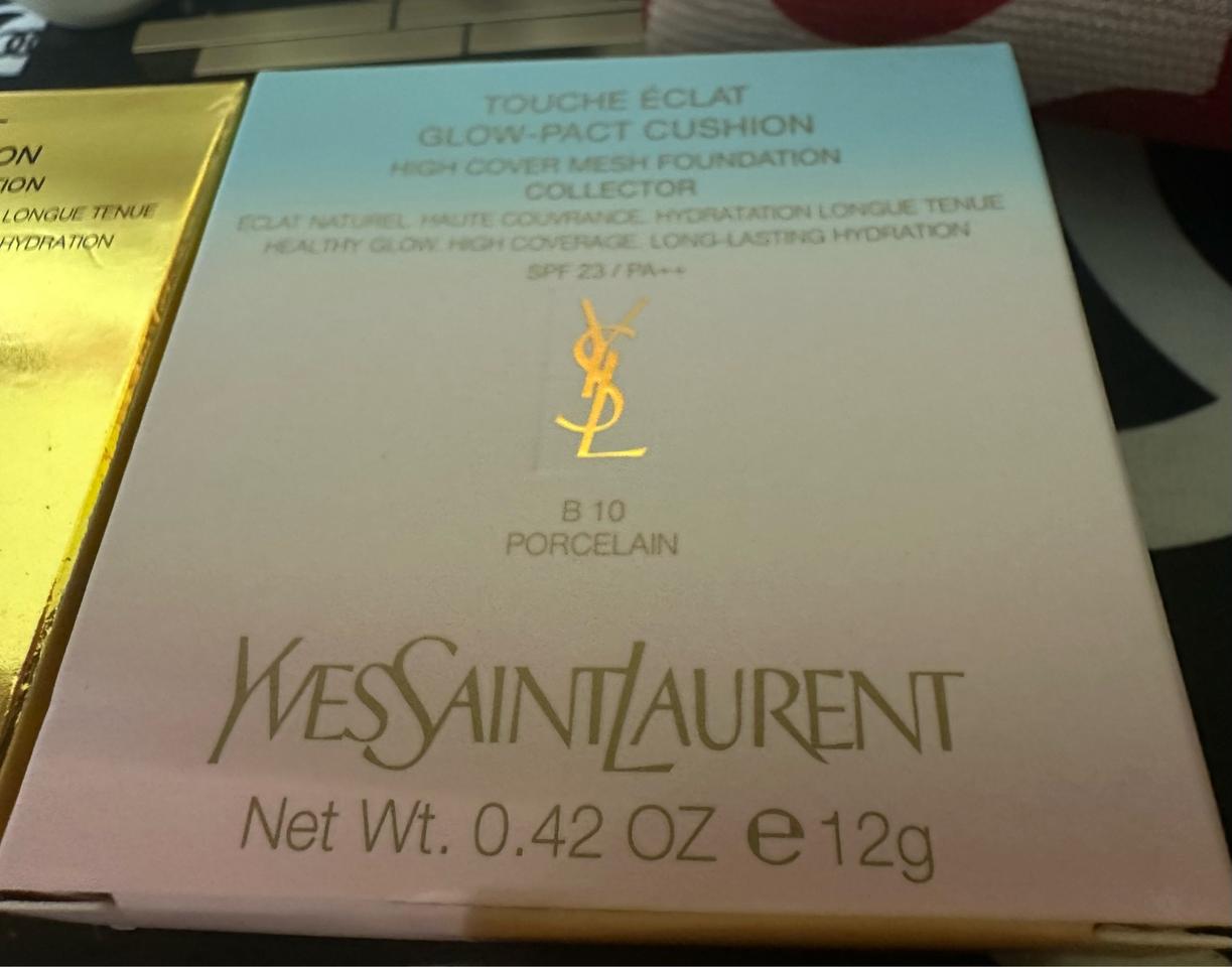 입생로랑 뚜쉬 에끌라 글로우 팩트 한정판 티파니세트