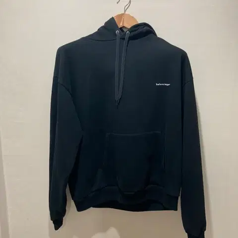 발렌시아가 스몰로고 후드티