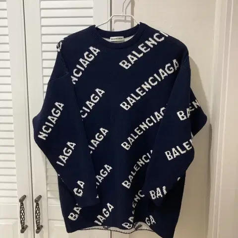 영수증) 발렌시아가 멀티로고 니트 100-105