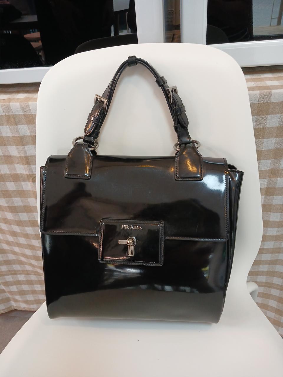 정품 (( PRADA  슈퍼노바 스몰 토트백 ))