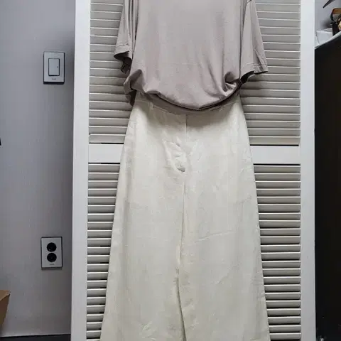 SIHWA 린넨 100 와이드바지
