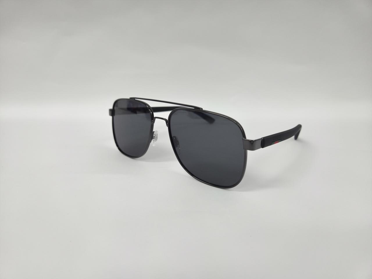 구찌 정품 사각 무광블랙테 선글라스[미착용]