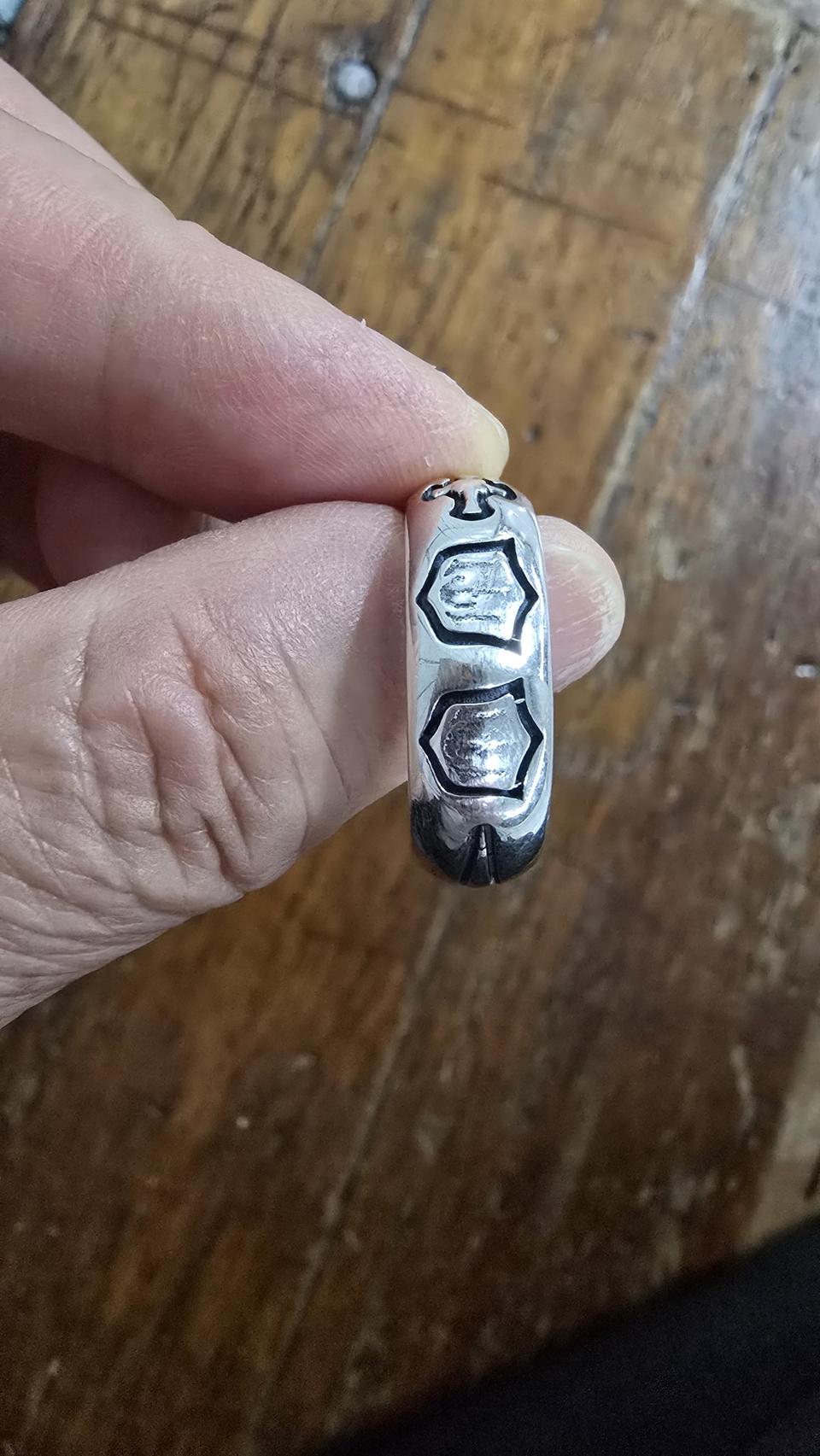 실버95.5 은반지23.5호. 24호까지