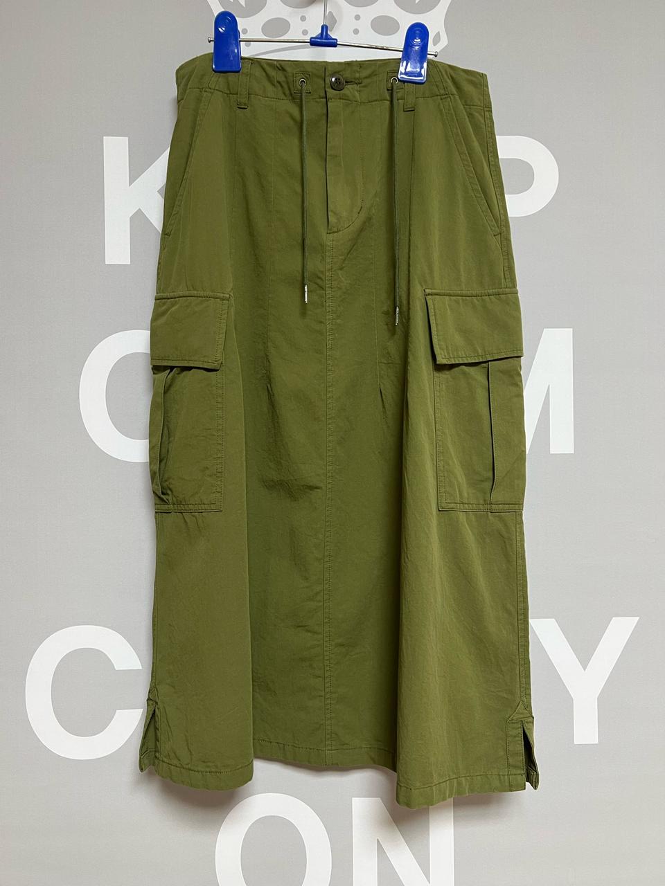 면 카고 스커트