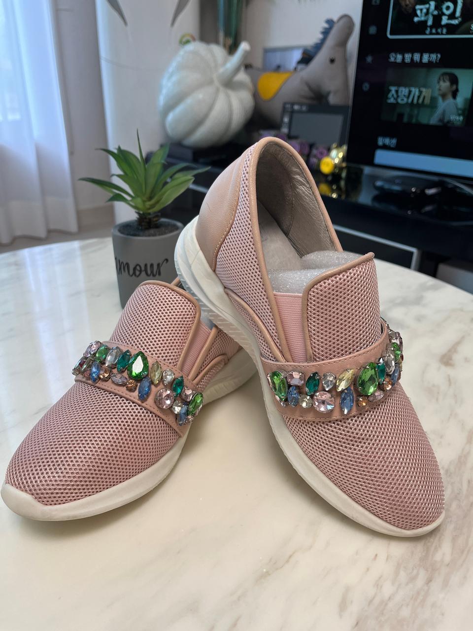 오브엠 멀티컬러스톤 슬립온 240