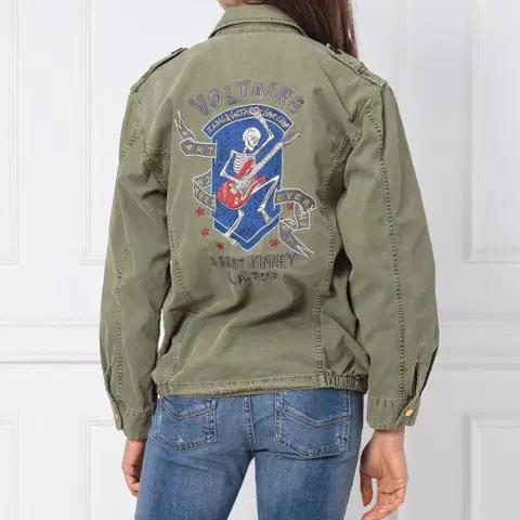 쟈딕앤볼테르 자수 키드 밀리 야상 자켓 S