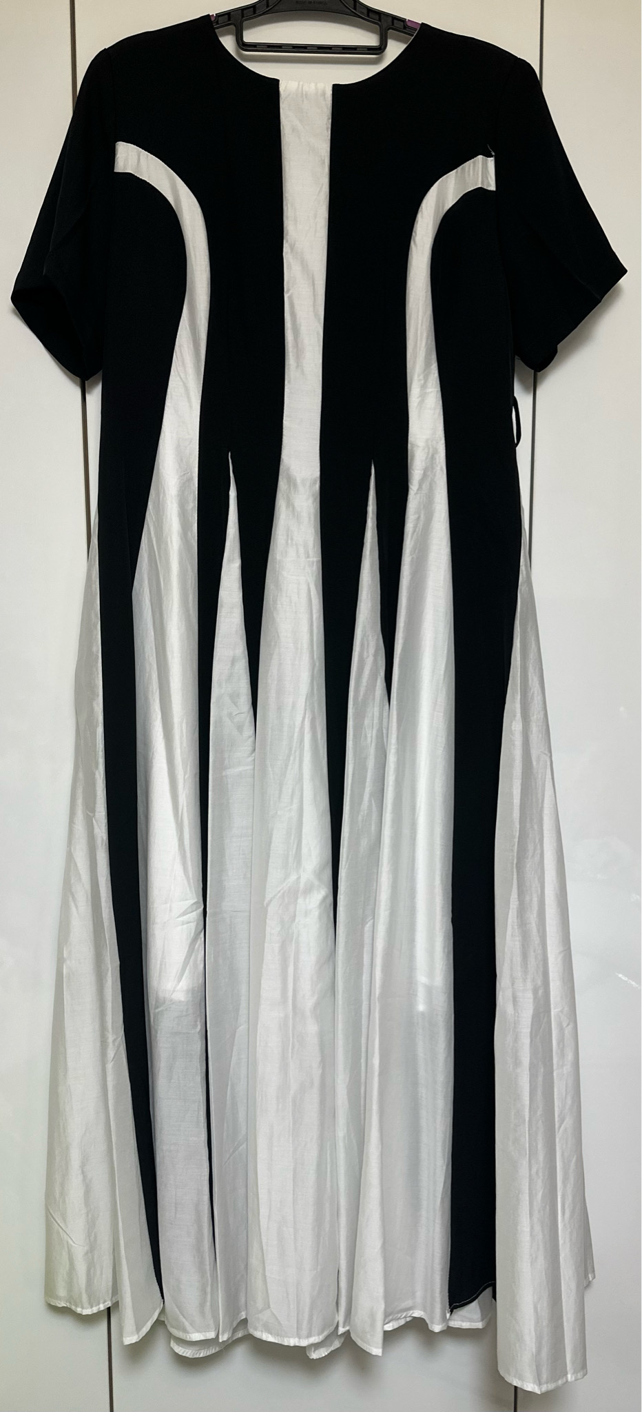 플레어롱실크원피스