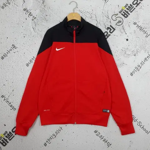 나이키 NIKE 스우시 트랙 져지 집업 자켓 레드 검빨 3100203