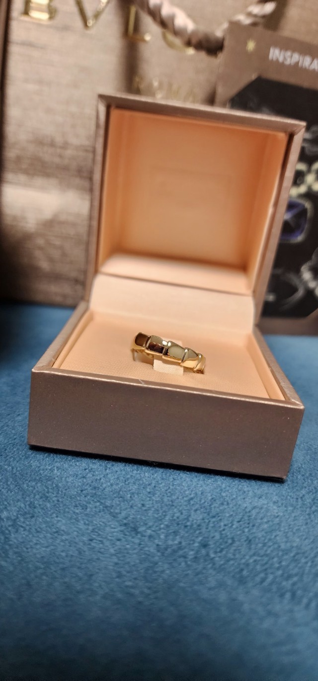 18k 옐로골드 세르 반지