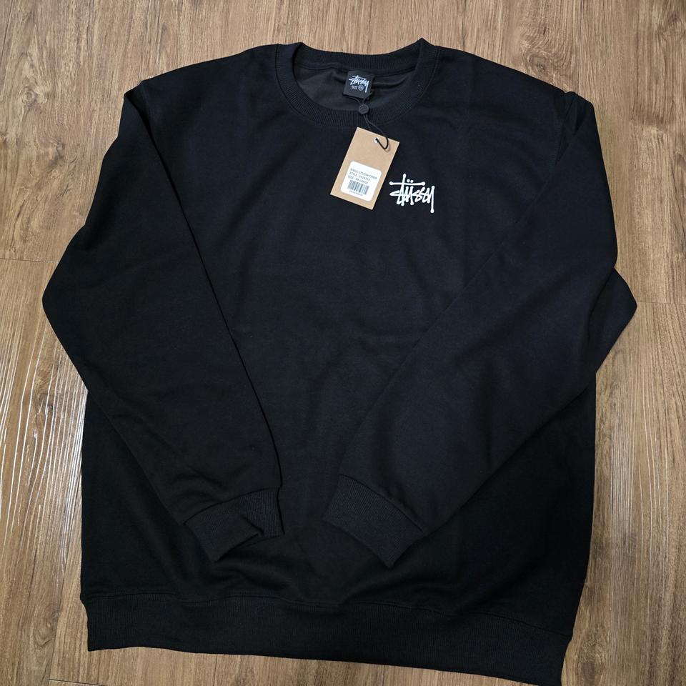 스투시 맨투맨 블랙2XL 새상품