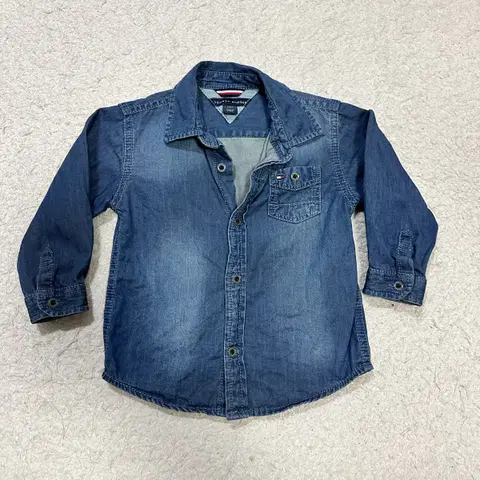 타미힐피거 유아 데님 셔츠 2t