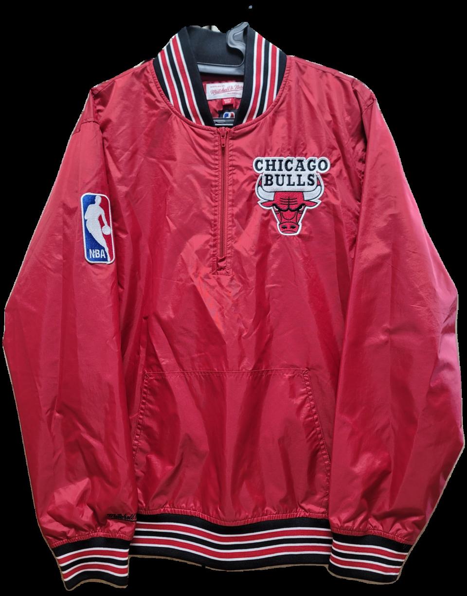 미첼앤네스 올드스쿨 NBA 시카고불스 아노락자켓(웜업풀오버자켓) 판매
