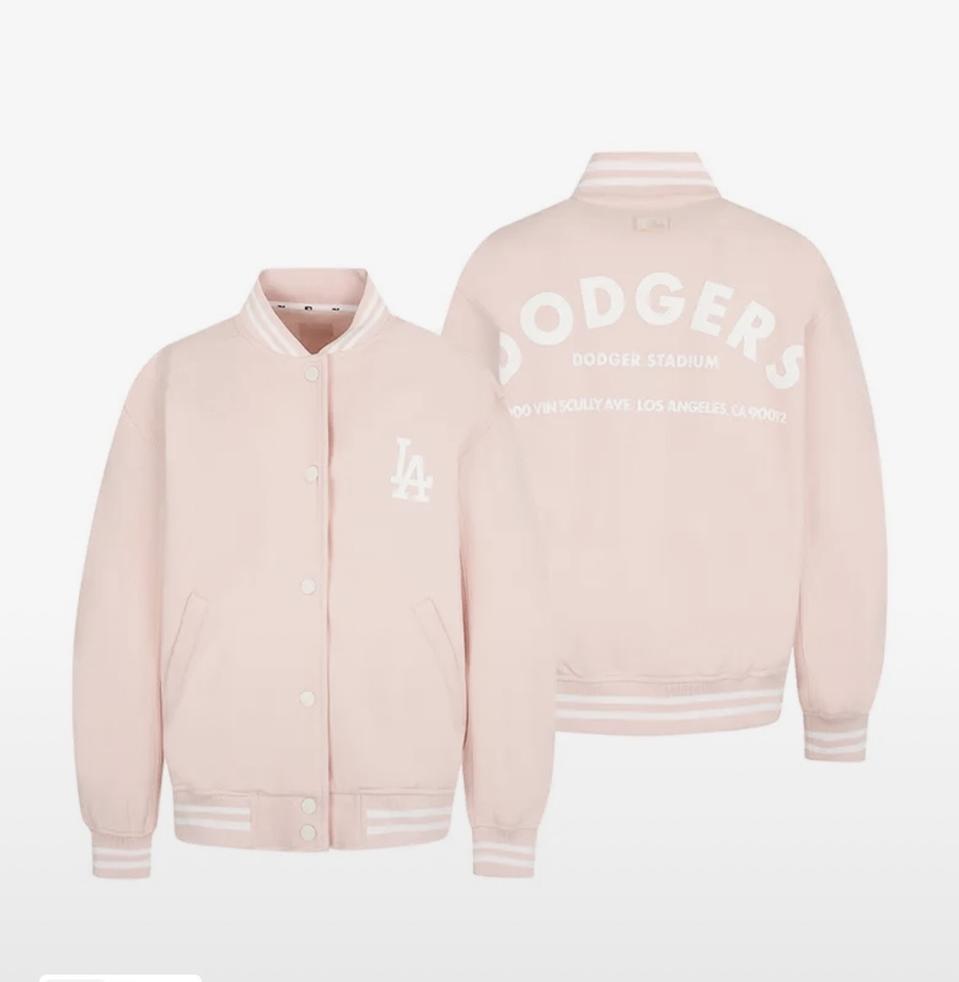 90) MLB 엠엘비 LA다저스 루즈핏 바시티 자켓 야구점퍼 스타디움자켓
