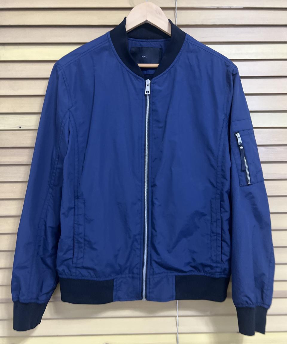 플랙 PLAC 남성 봄버점퍼 블루종점퍼