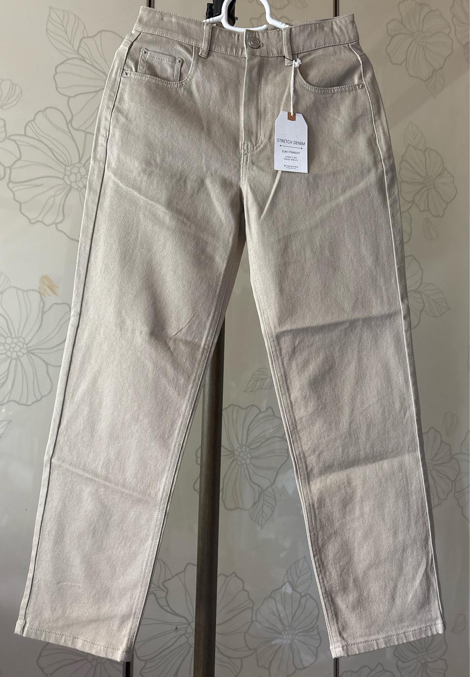 지오다노 여성 슬림 스트레이트 데님