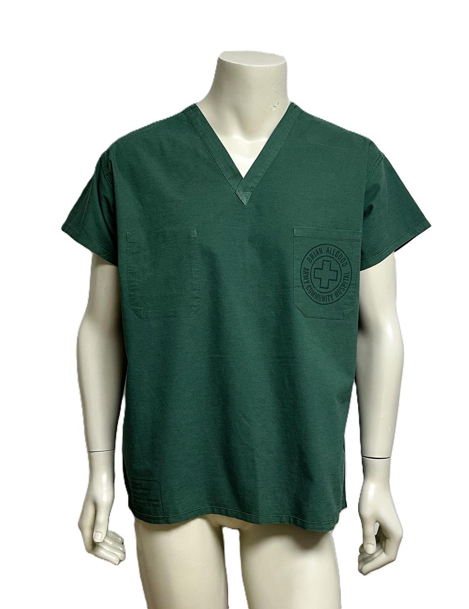 ⭐미국 미군 수술복 간호사 군의관 브이넥 반팔 티셔츠 (L)⭐