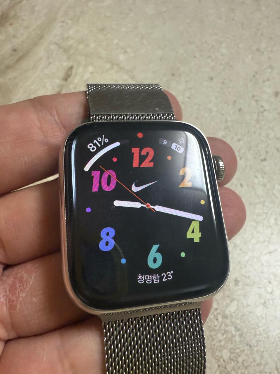 애플워치 6 스테인레스