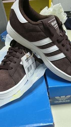 아디다스 캠퍼스2 브라운 260mm