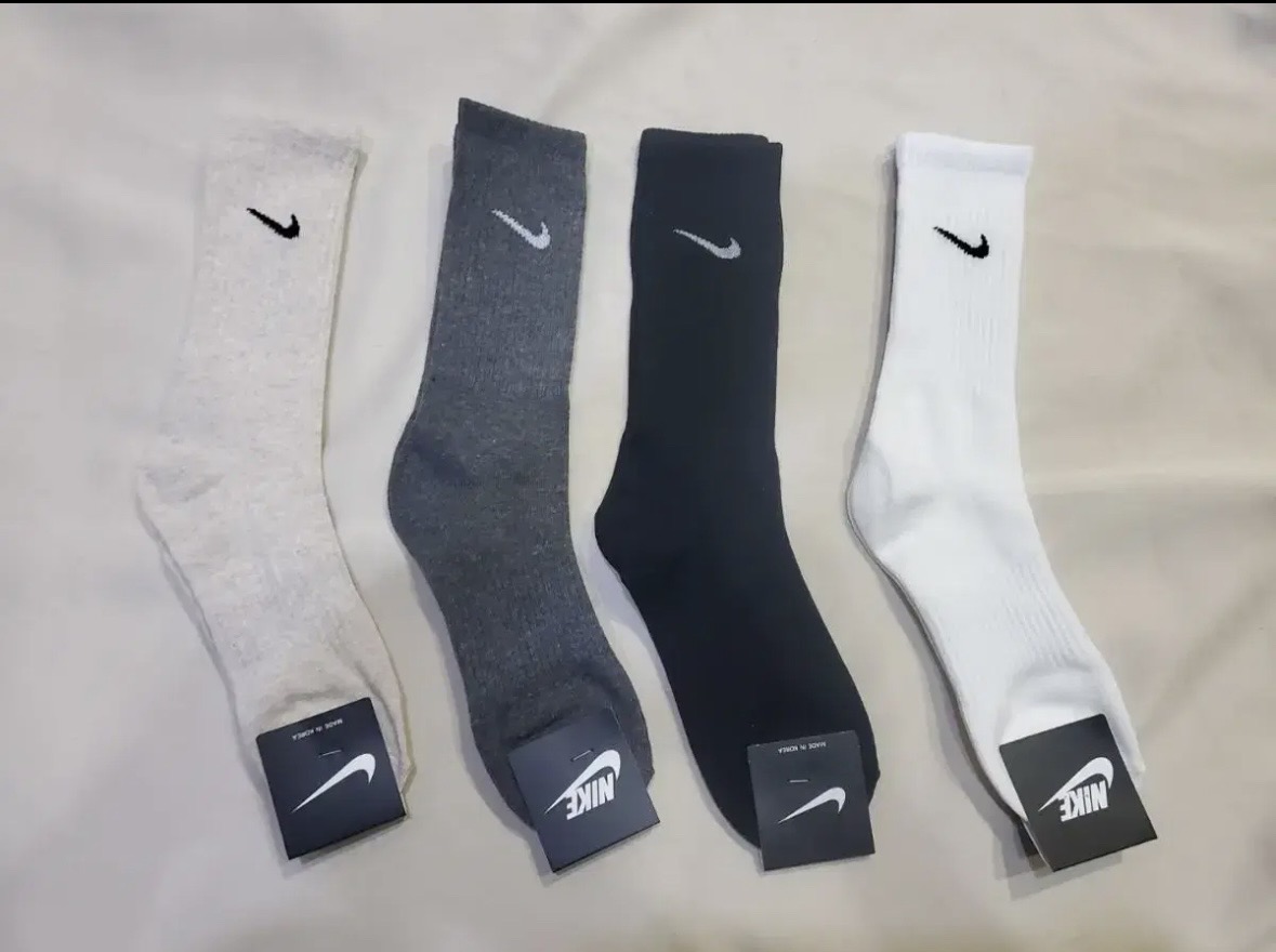 나이키 스우시양말 롱삭스 4개 일괄판매