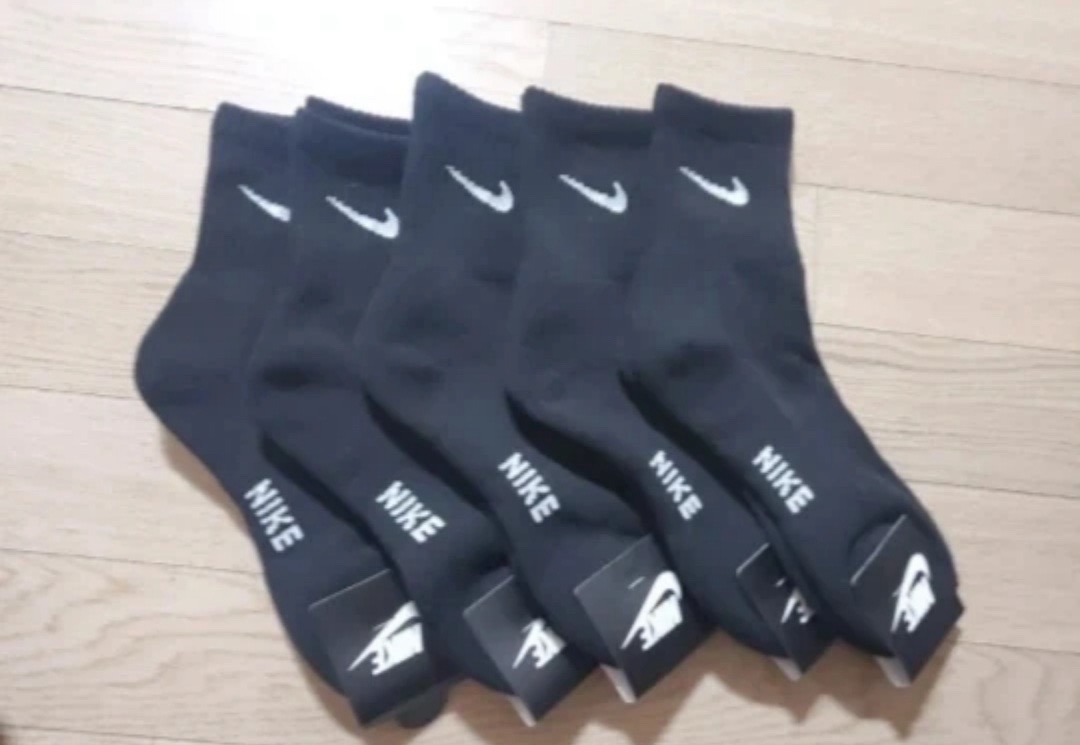 나이키양말 크루삭스 중목 이중파일 5개일괄