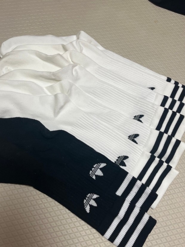 아디다스 롱삭스 3켤레 일괄판매 새상품