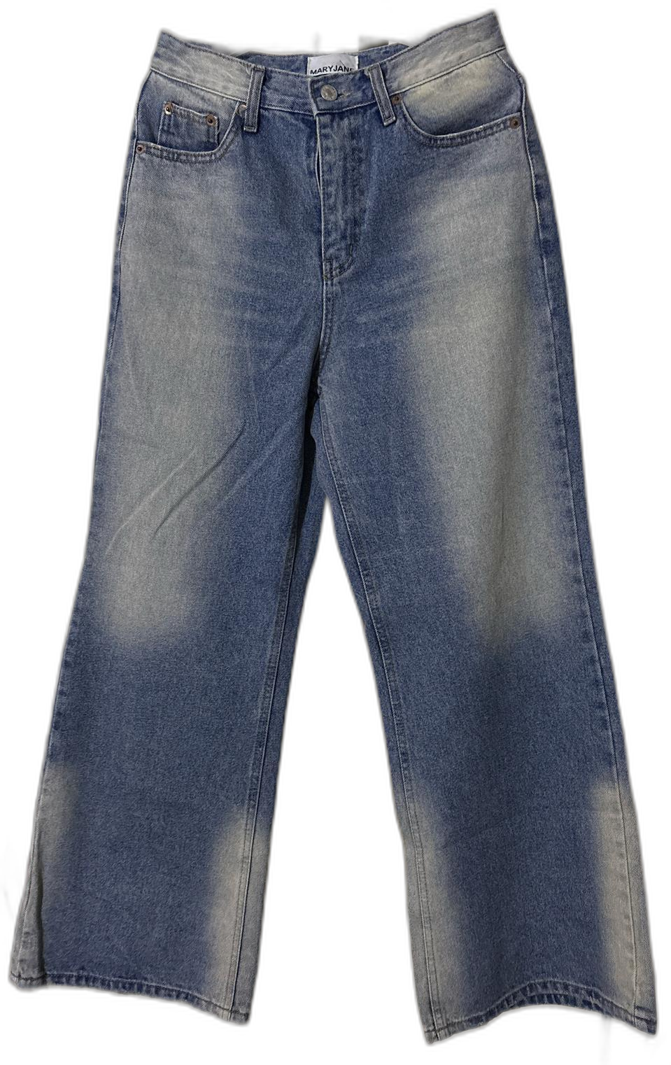 여성 데님 와이드 팬츠