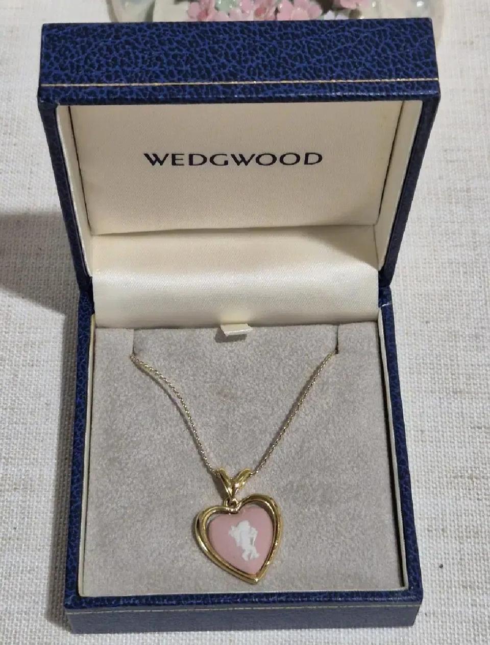 웨지우드 빈티지 목걸이