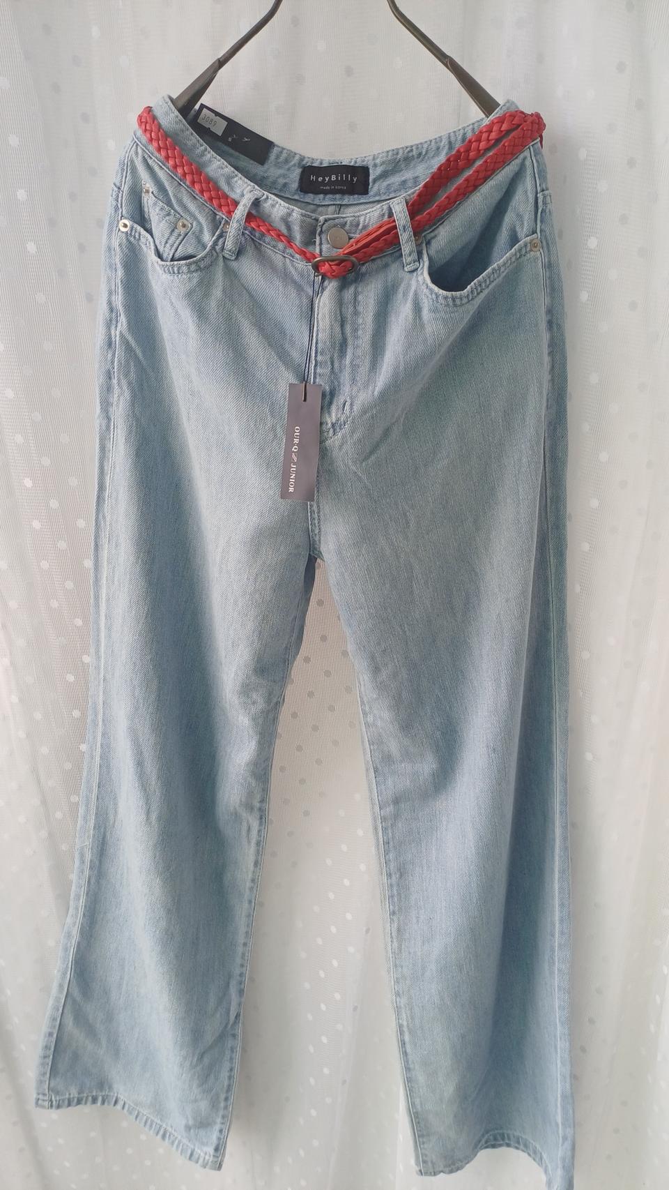 세미와이드 청바지 새상품 (S)