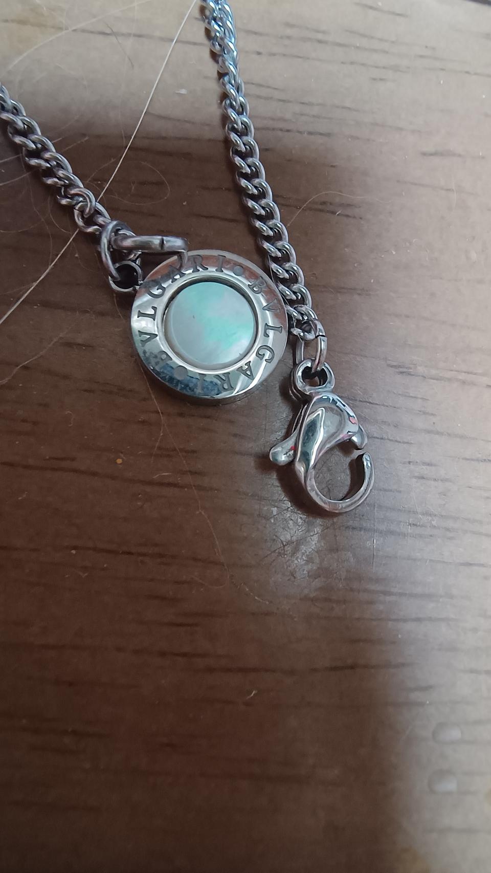 60cm 원형 자개 펜던트 목걸이