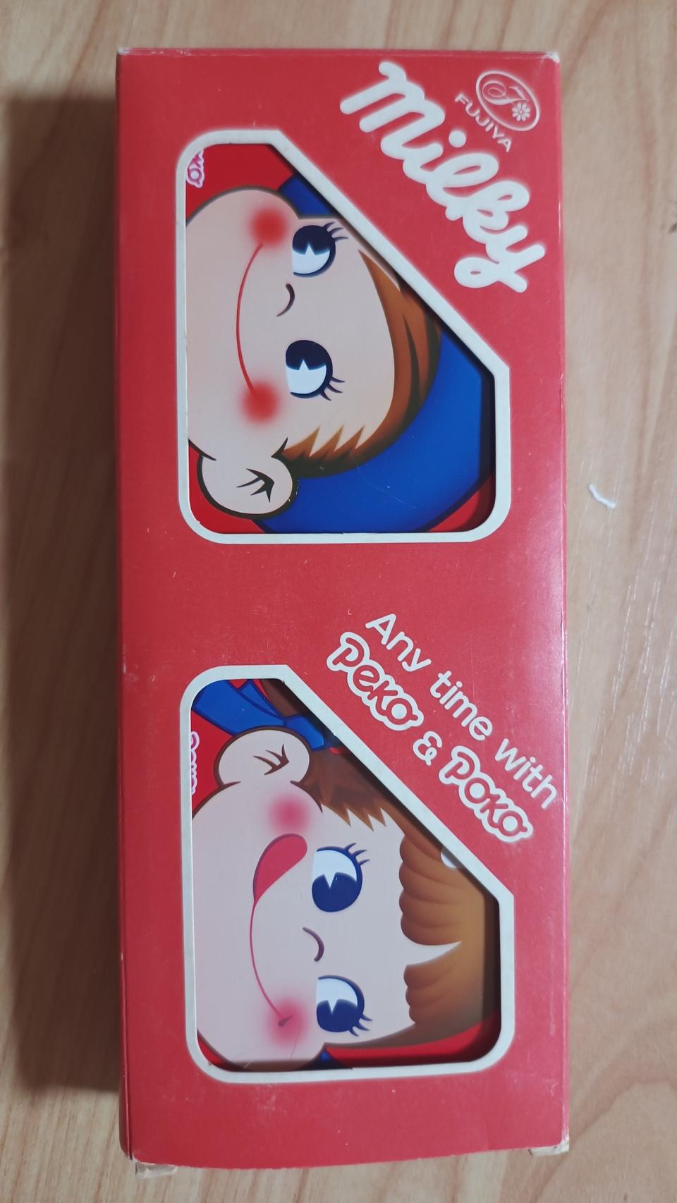 후지야 페코짱 포코짱 밀키 틴케이스 세트