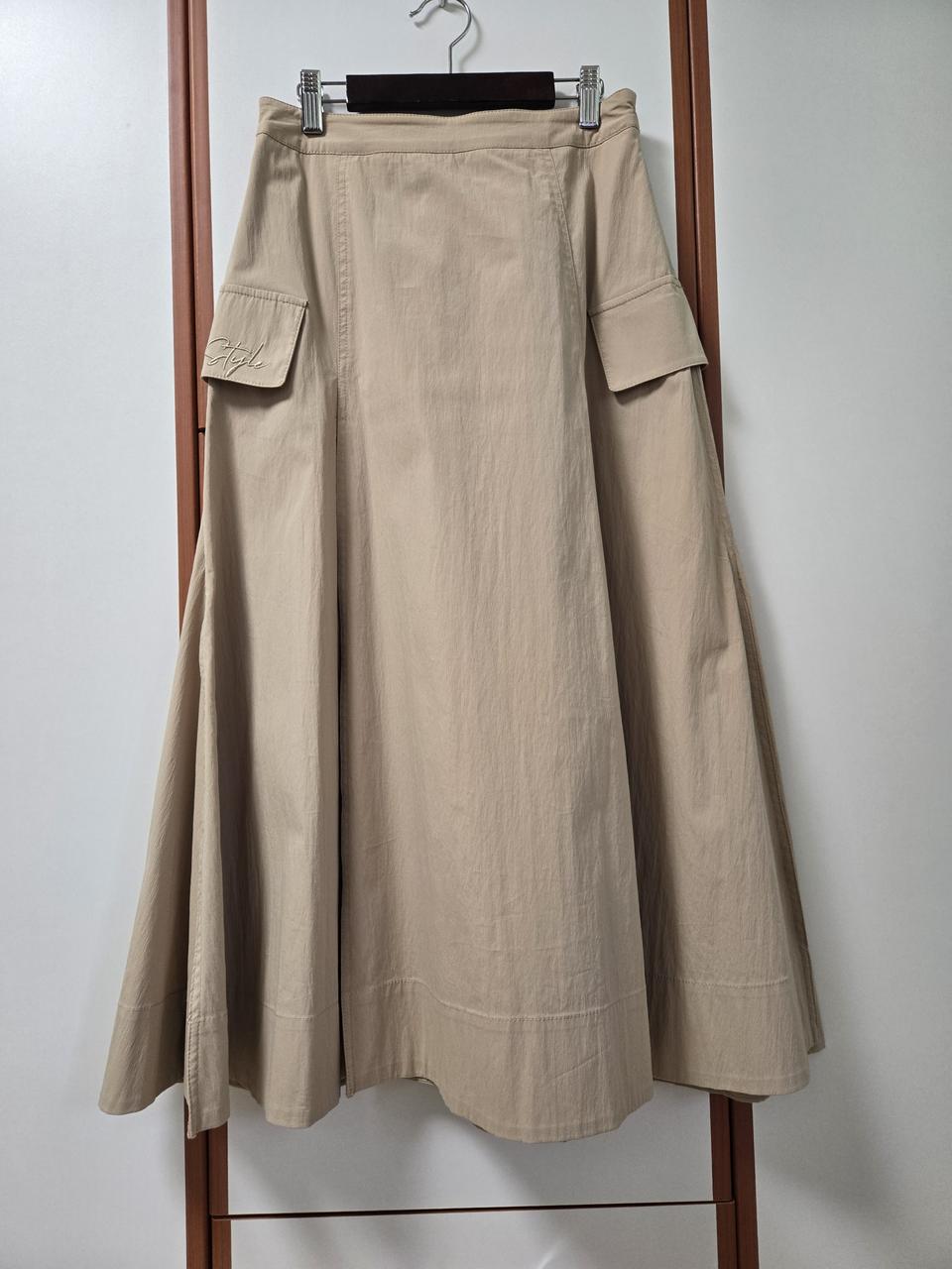 멜본 포켓장식스커트