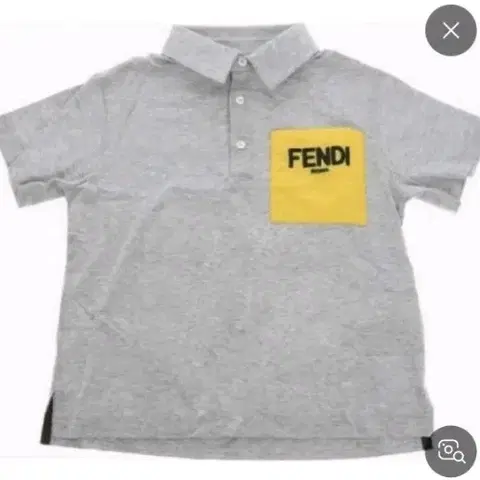 펜디 FENDI 그레이 반팔 폴로티 7A(10살정도)