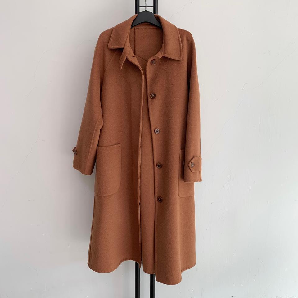 정품 ROLIATE 롤리아떼 울 혼방 코트