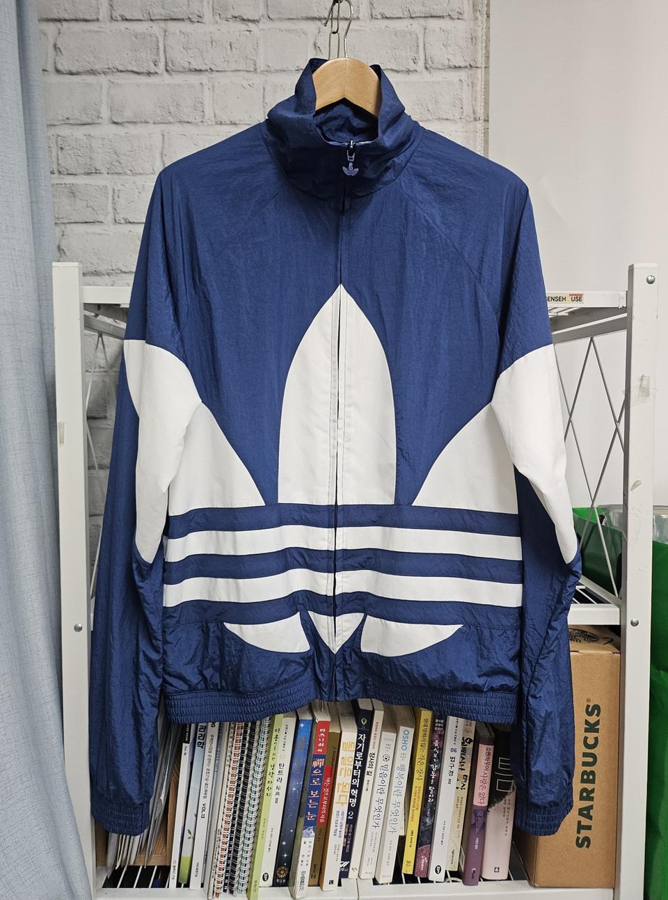 아디다스 바람막이 자켓 M 95 빅 트레포일 트랙탑 ML56