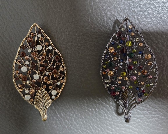 신주나뭇잎 브로치ㆍ둘중택ㆍ새거