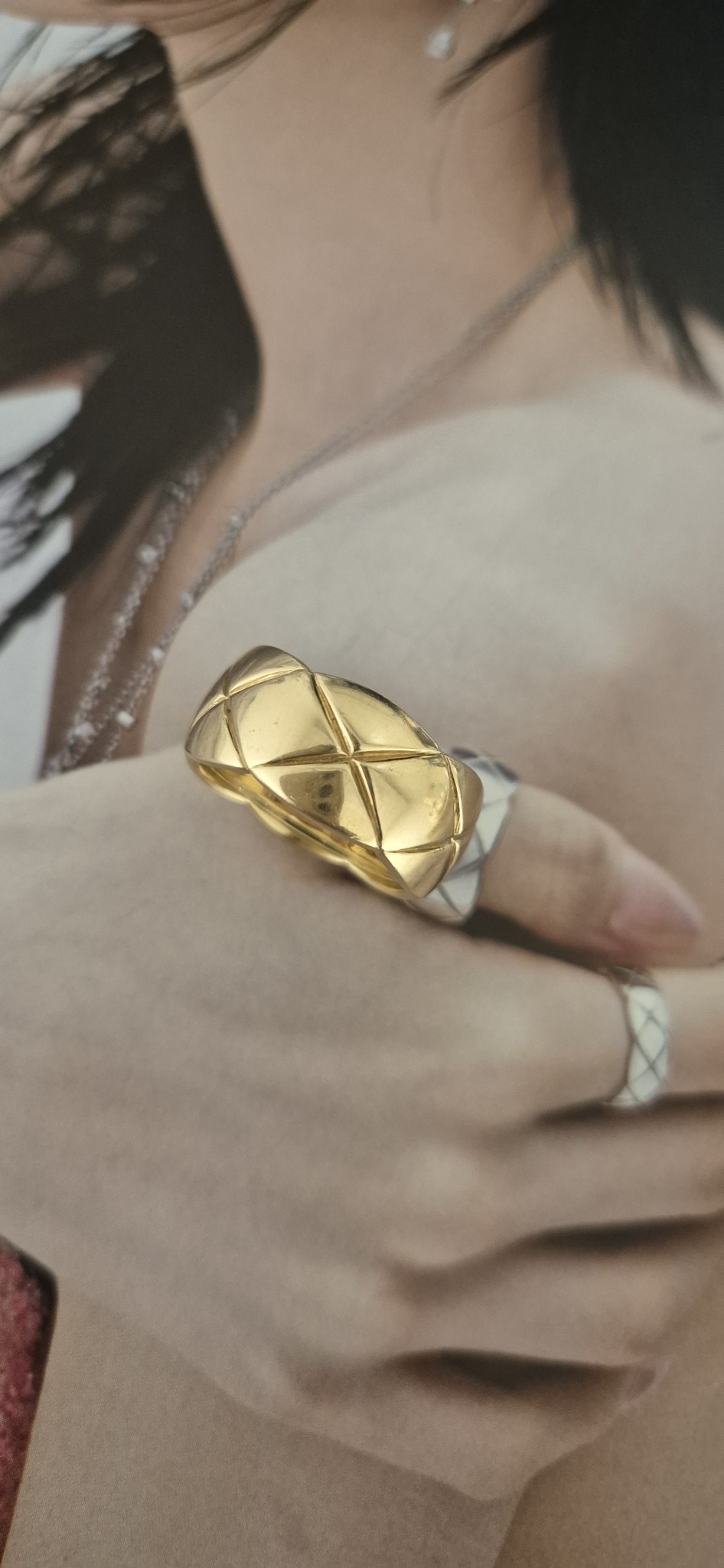 18k 트렌디 반지