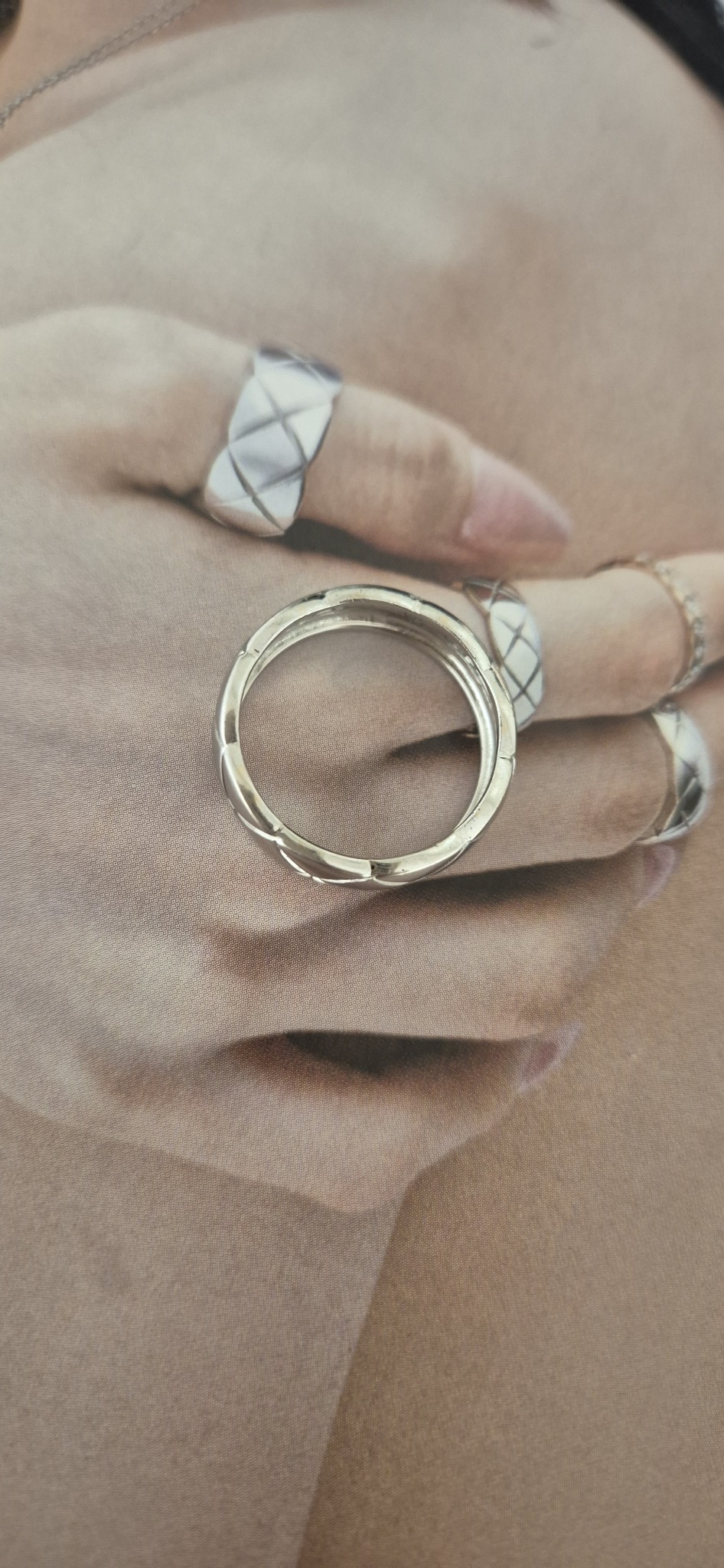 18k 트렌디 반지