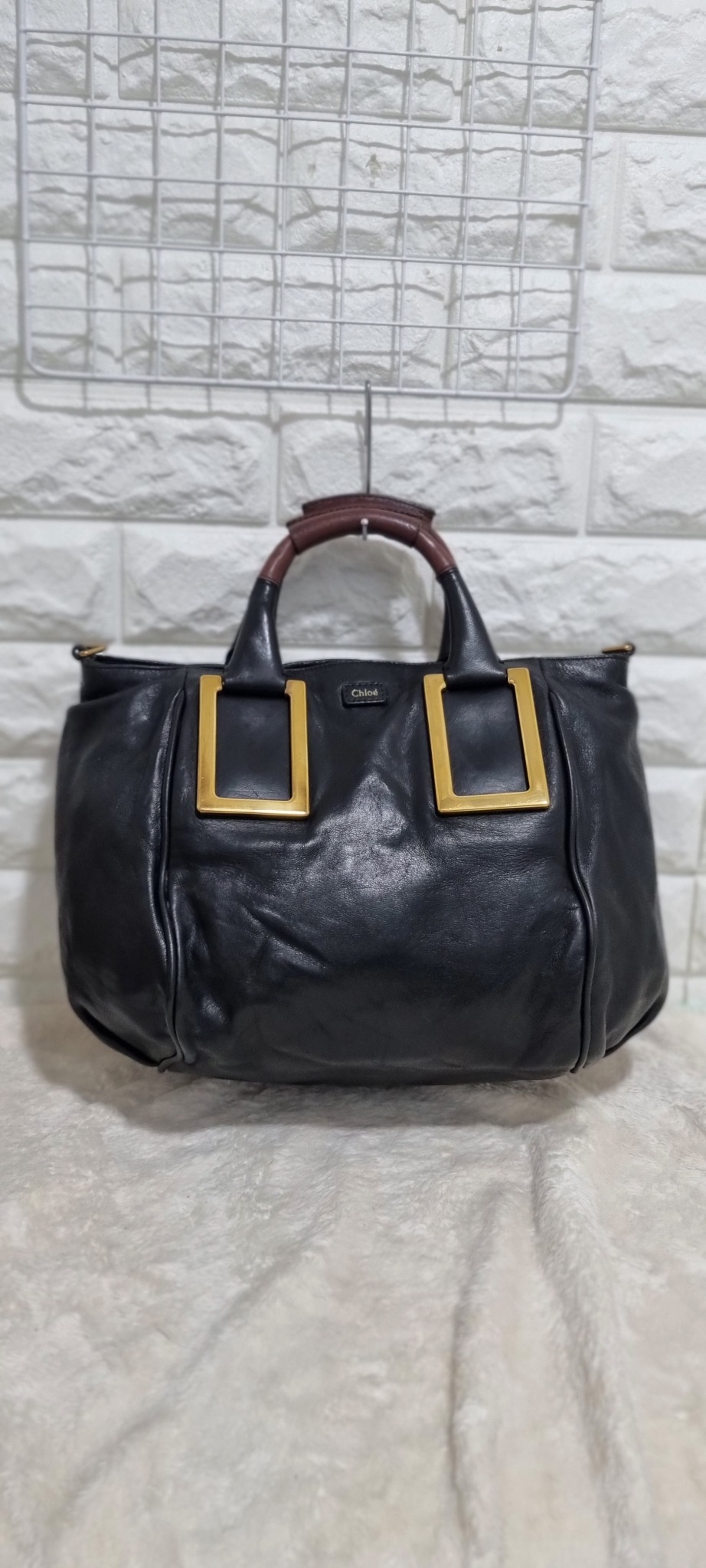 chloe 끌로에 아델 천연가죽 토트백