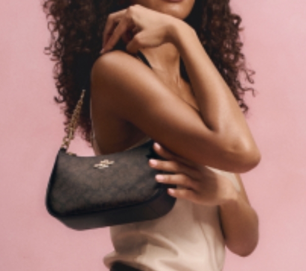 코치 가방 여성 미니 숄더백 시그니처 파우치