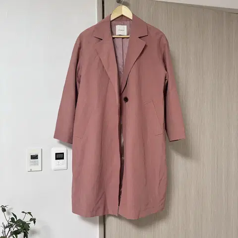 쉬즈미스 아마 싱글트렌치코트