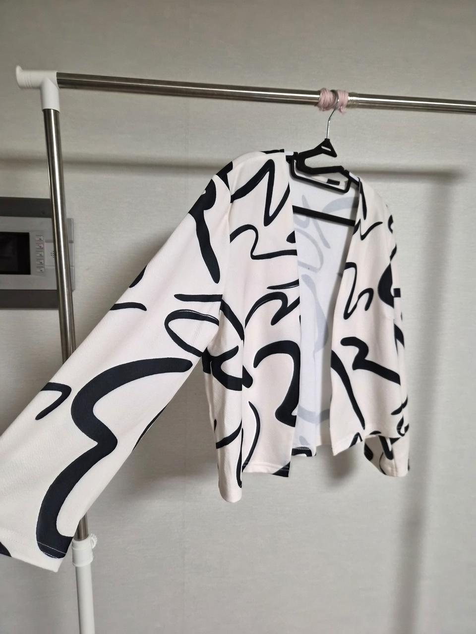 새옷 프리) 패턴 여성 자켓