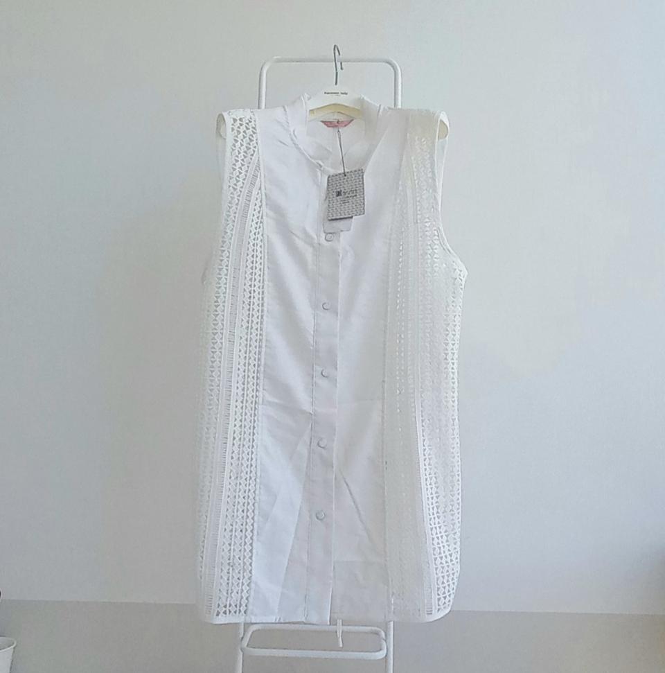 (새제품) 올리비아 하슬러 민소매 가디건 90 사이즈