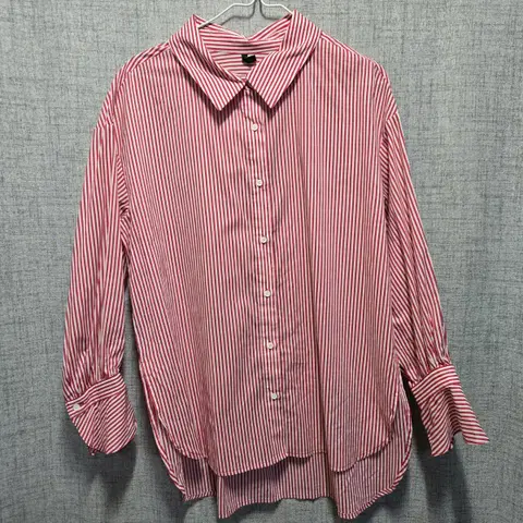 베네통 여성 스프라이트 카라 긴팔 셔츠 42