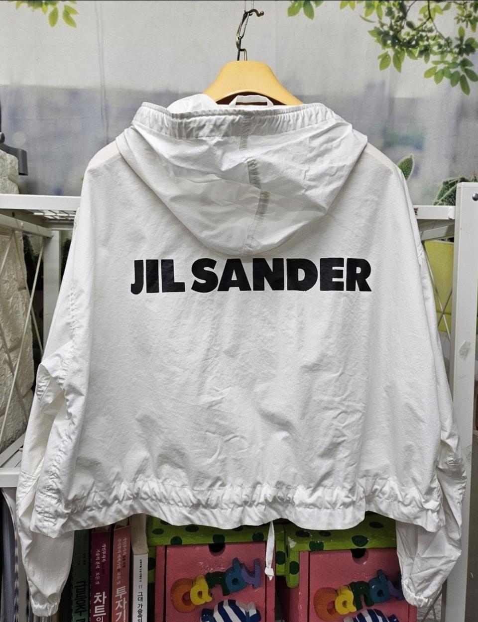 질샌드 여성 후드크롭자켓 바람막이 점퍼 (M) WH11