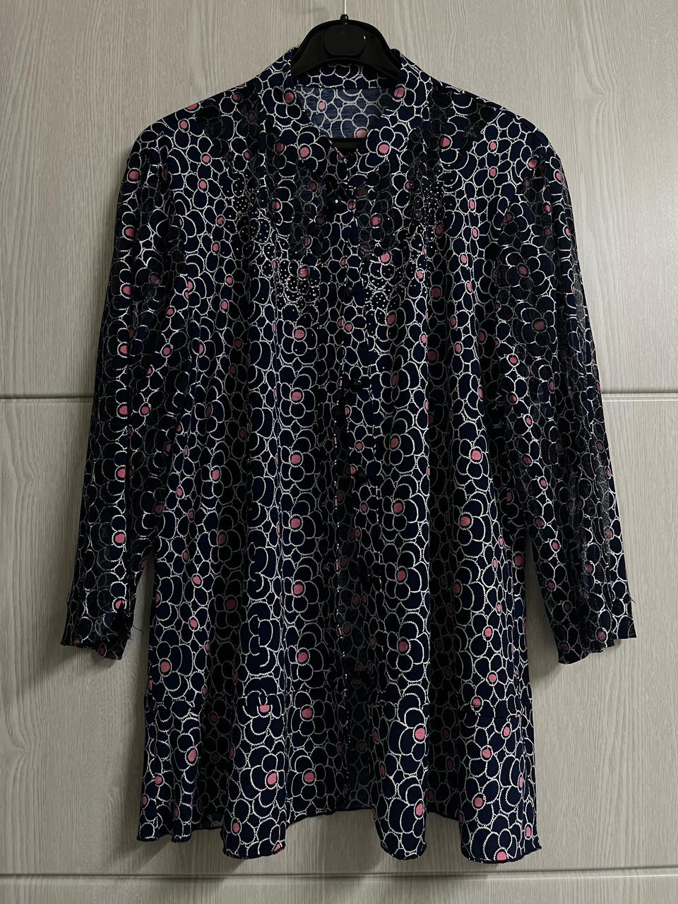 꽃무늬 블라우스