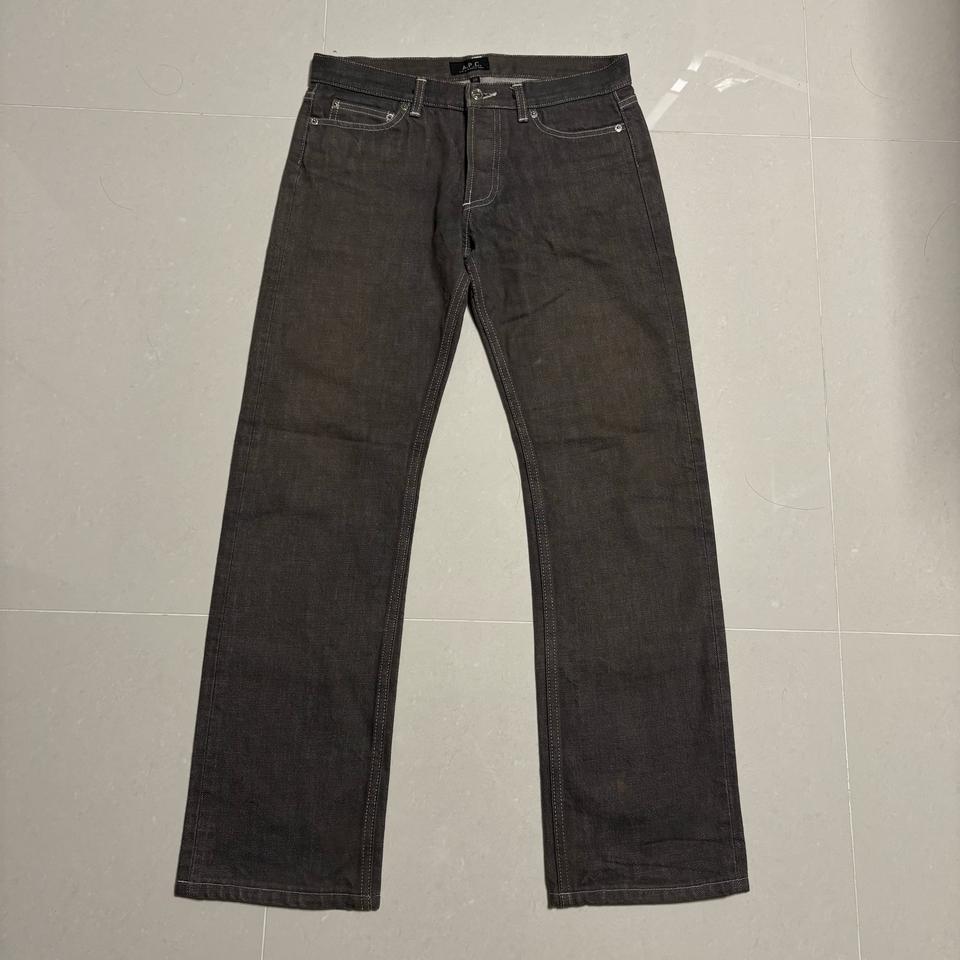 빈티지 A.P.C. 아페쎄 브라운 데님팬츠 청바지 28인치