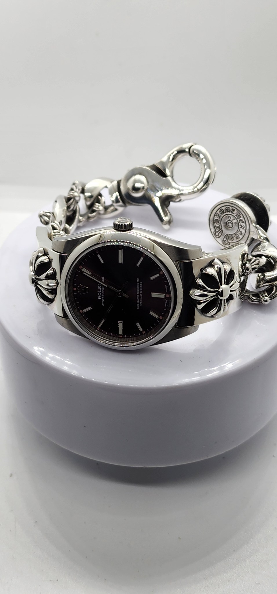 갤럭시 워치  크롬하츠s은시계줄